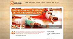 Desktop Screenshot of adele-yoga.com